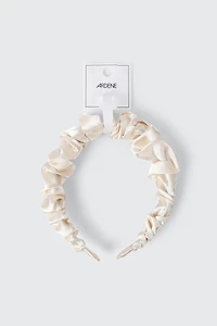 Ruched Satin Beauty Headband