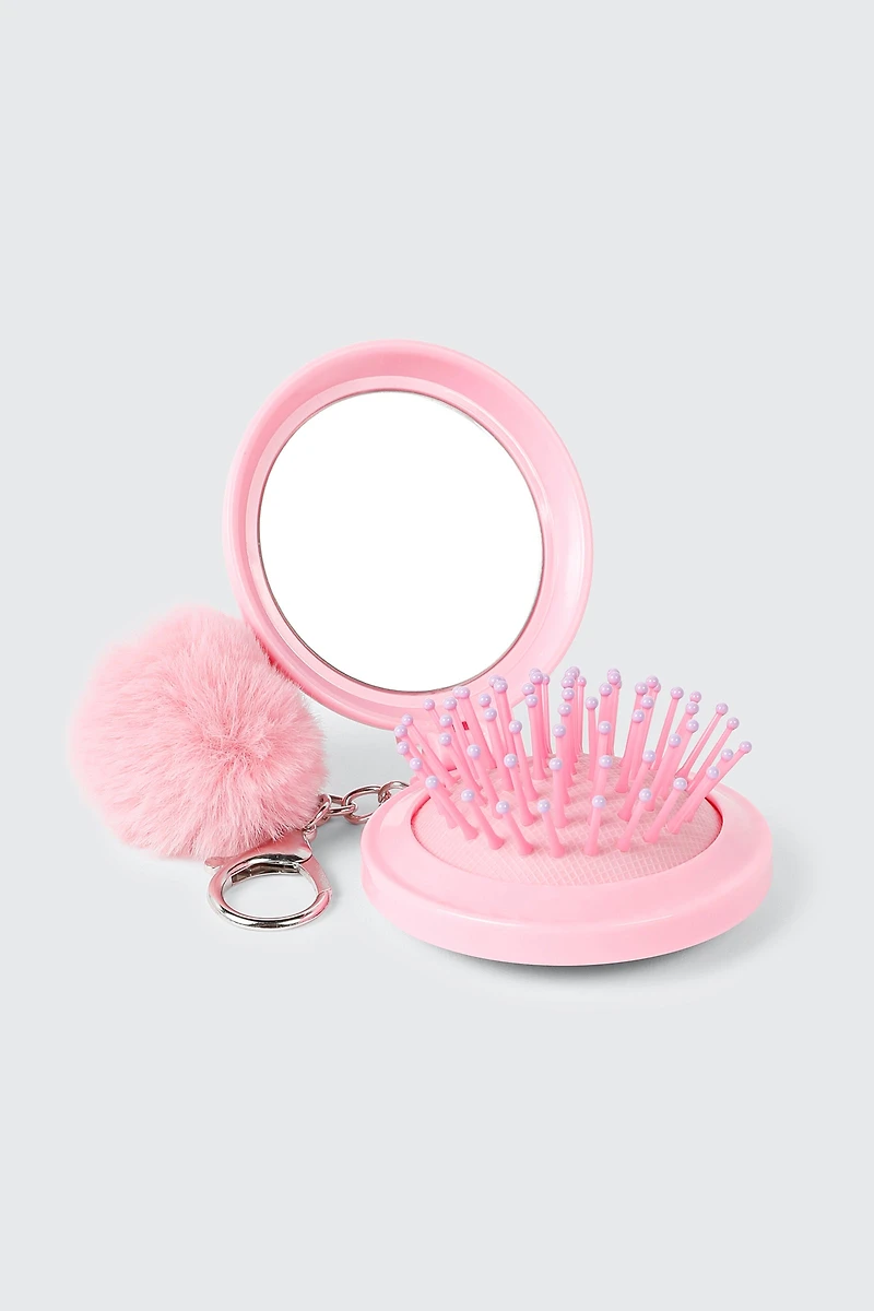 Butterfly Compact Hairbrush