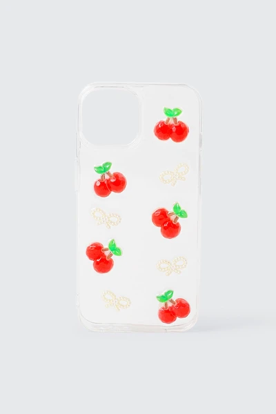 Clear Cherry Model 13/14/15 Phone Case