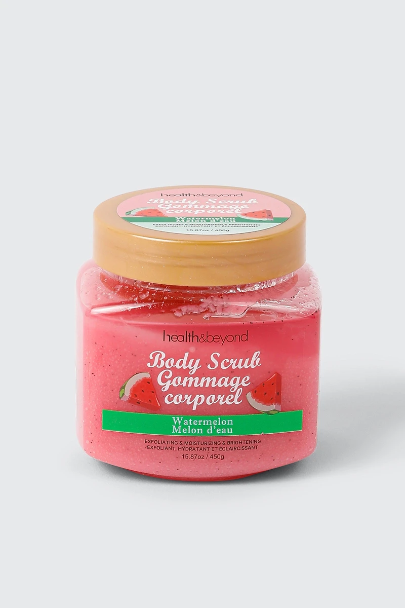 Gommage corporel au melon d’eau
