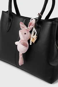 Velvet Bunny Keychain