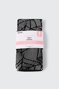 Halloween Fishnet Spider Web Tights