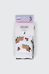 3-Pack Crew Socks