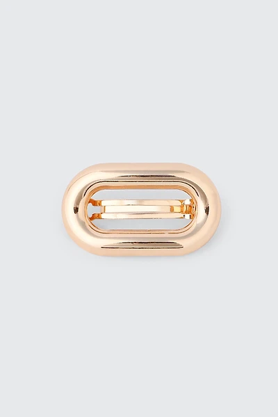 Metal Oval Barrette