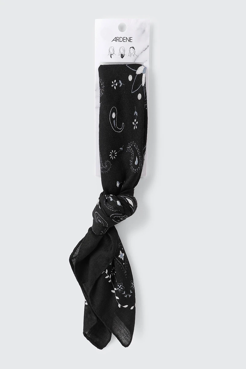 Soft Paisley Square Scarf