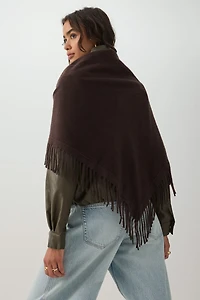 Triangle Fringe Shawl