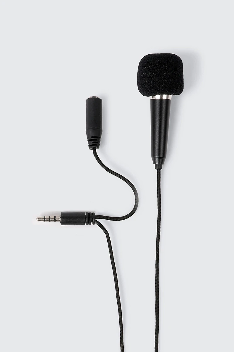 Mini Microphone with 3.5 mm Adapter