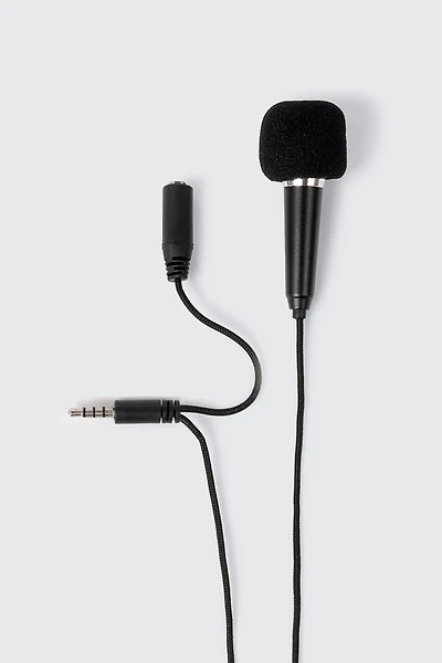 Mini Microphone with 3.5 mm Adapter