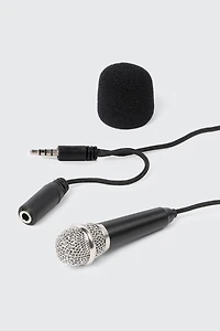 Mini Microphone with 3.5 mm Adapter