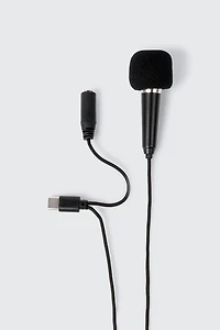 Mini microphone avec adaptateur USB-C