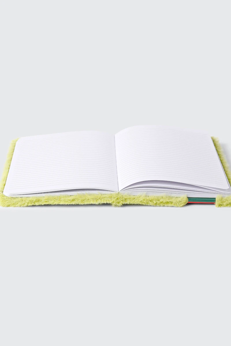 The Grinch Fluffy Notebook