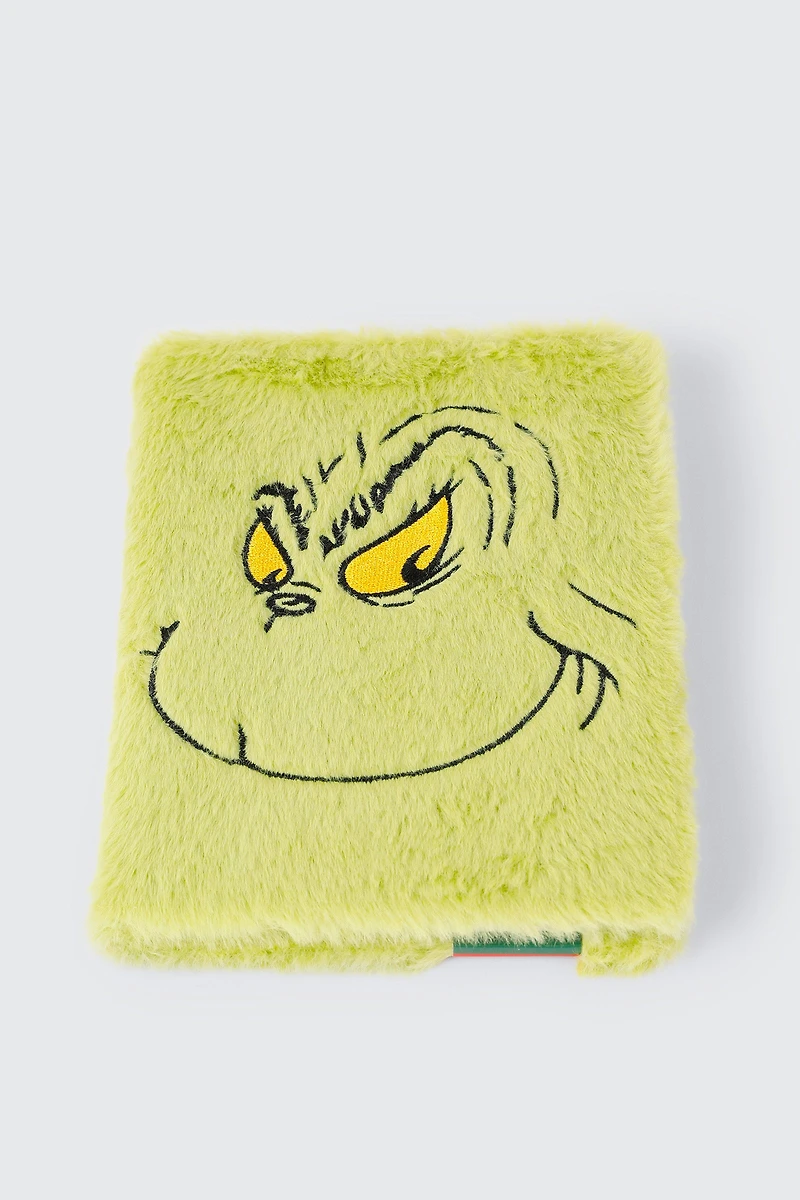 The Grinch Fluffy Notebook