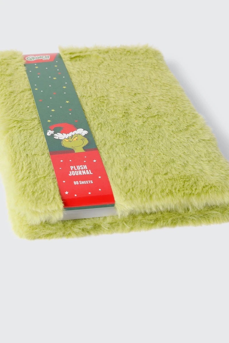 The Grinch Fluffy Notebook