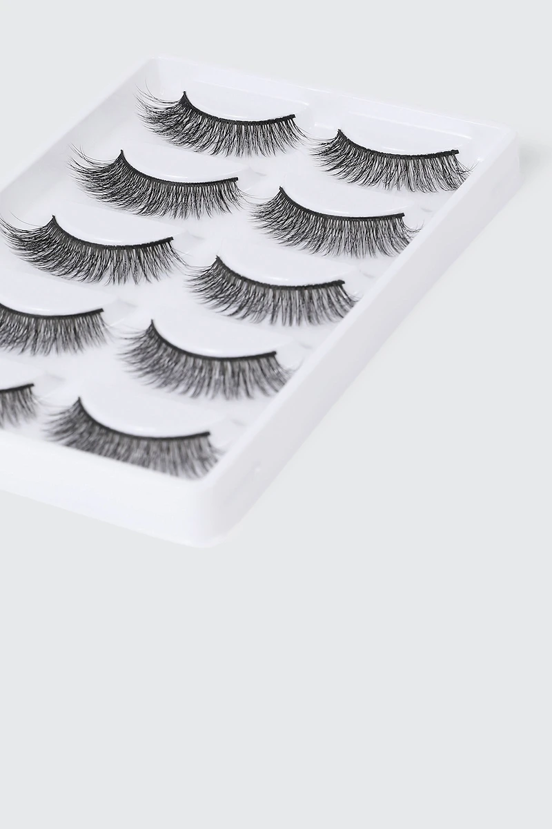 Lot de 5 paires de faux cils