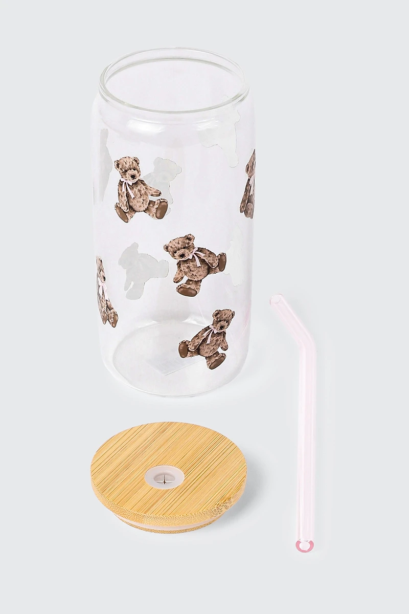Gobelet à motif d'ours en peluche
