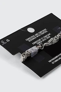 Bracelet à maillons entrelacés