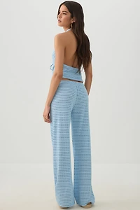 Open Stitch Crochet Pant