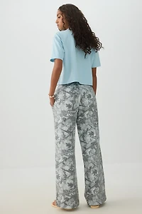 Wide Leg Knit Pants