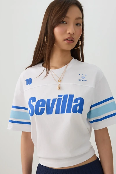 Relaxed Fit Sport Jersey T-Shirt