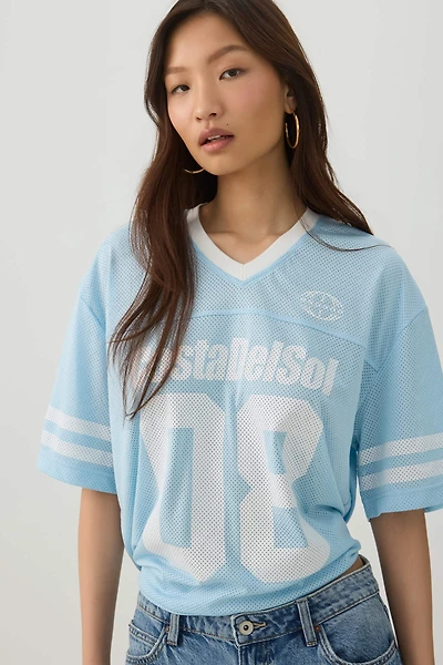 Oversized Football Mesh T-Shirt