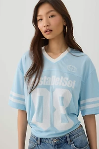 Oversized Football Mesh T-Shirt