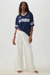 Oversized Football Mesh T-Shirt