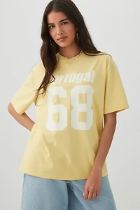 Cotton Oversized Graphic T-Shirt