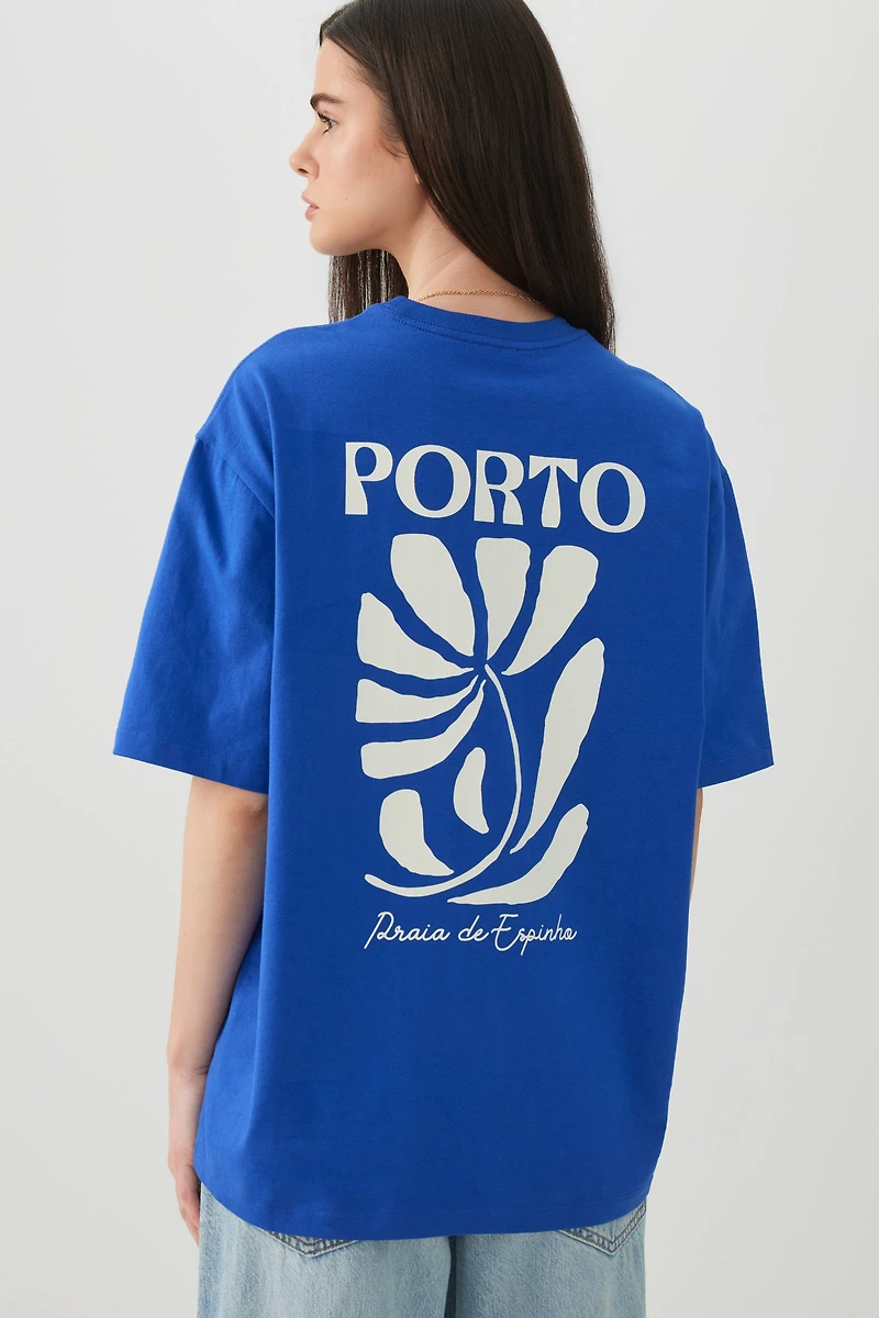 Cotton Oversized Graphic T-Shirt