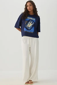Sardine Print Drop Shoulder T-Shirt