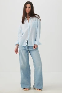 Chemise ample boutonnée
