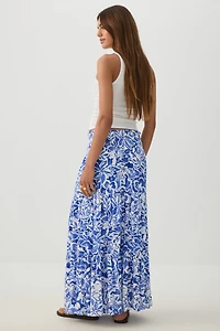 Jupe maxi en tricot