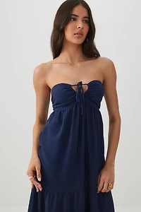 Robe longue licou