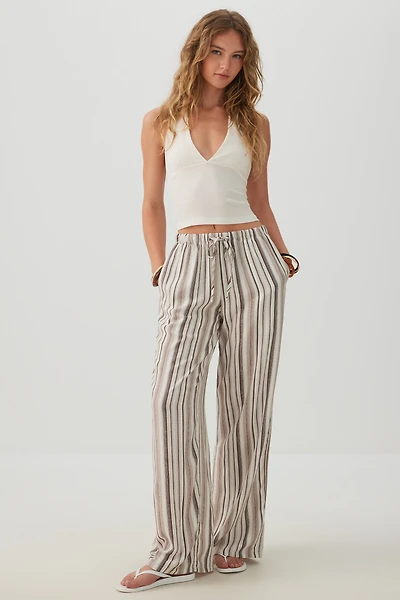 Pantalon décontracté à jambe large