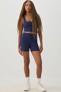 Crop Tank Top With Built Bra