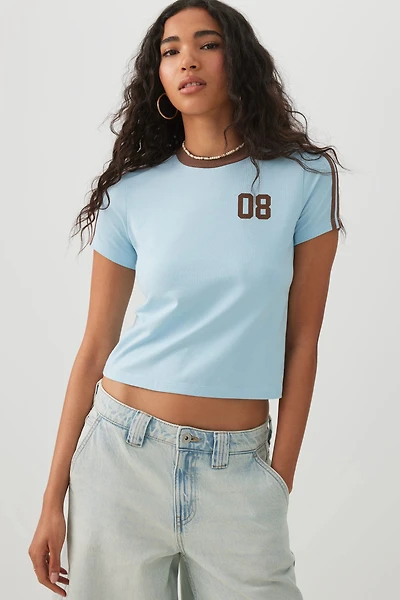 T-shirt court graphique