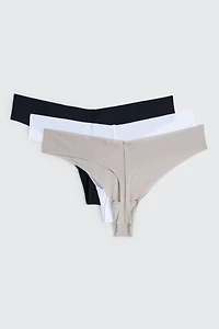 3-Pack Invisible Thong Panties