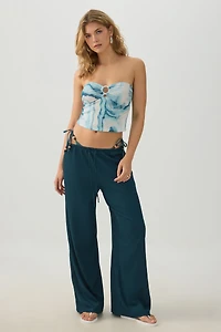 Cropped Mesh Tube Top