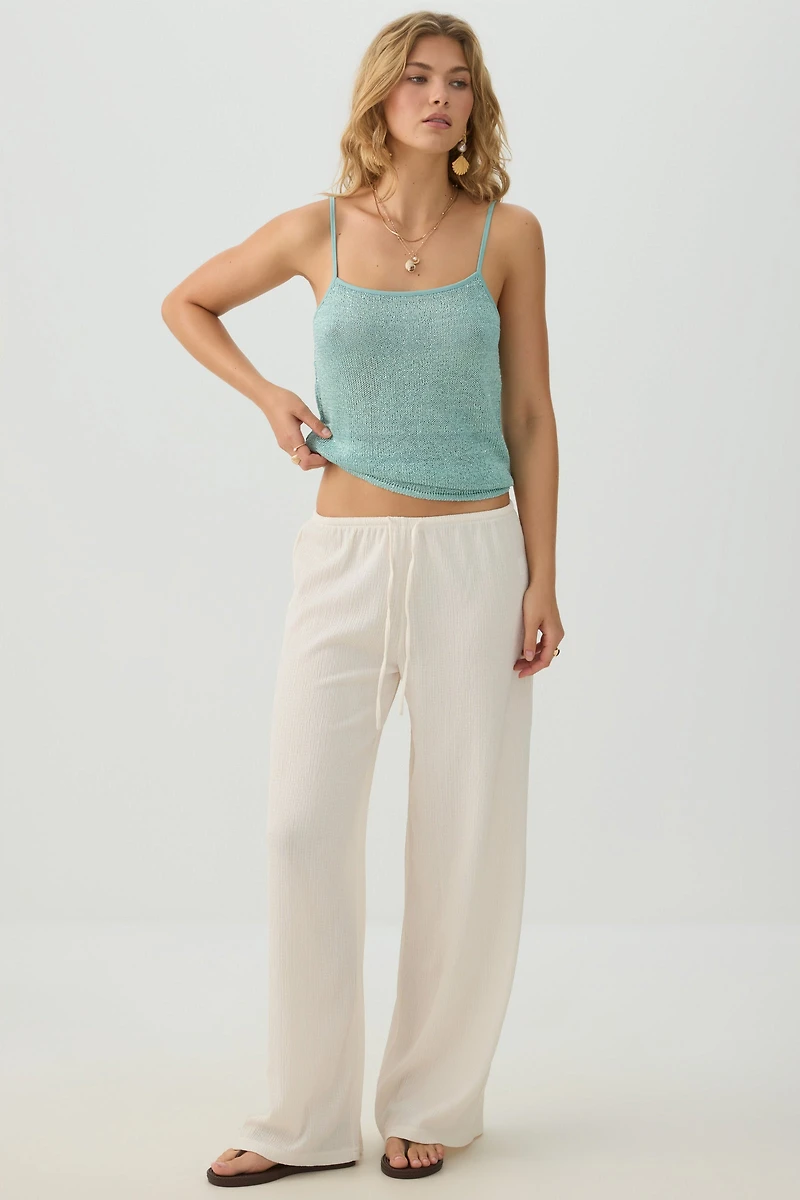 Sequin Knit Tank Top