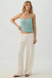 Sequin Knit Tank Top