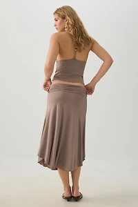 Midi Draped Skirt