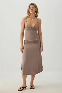 Cowl Neck Tank Top