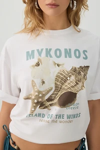 Graphic Print Oversized T-Shirt