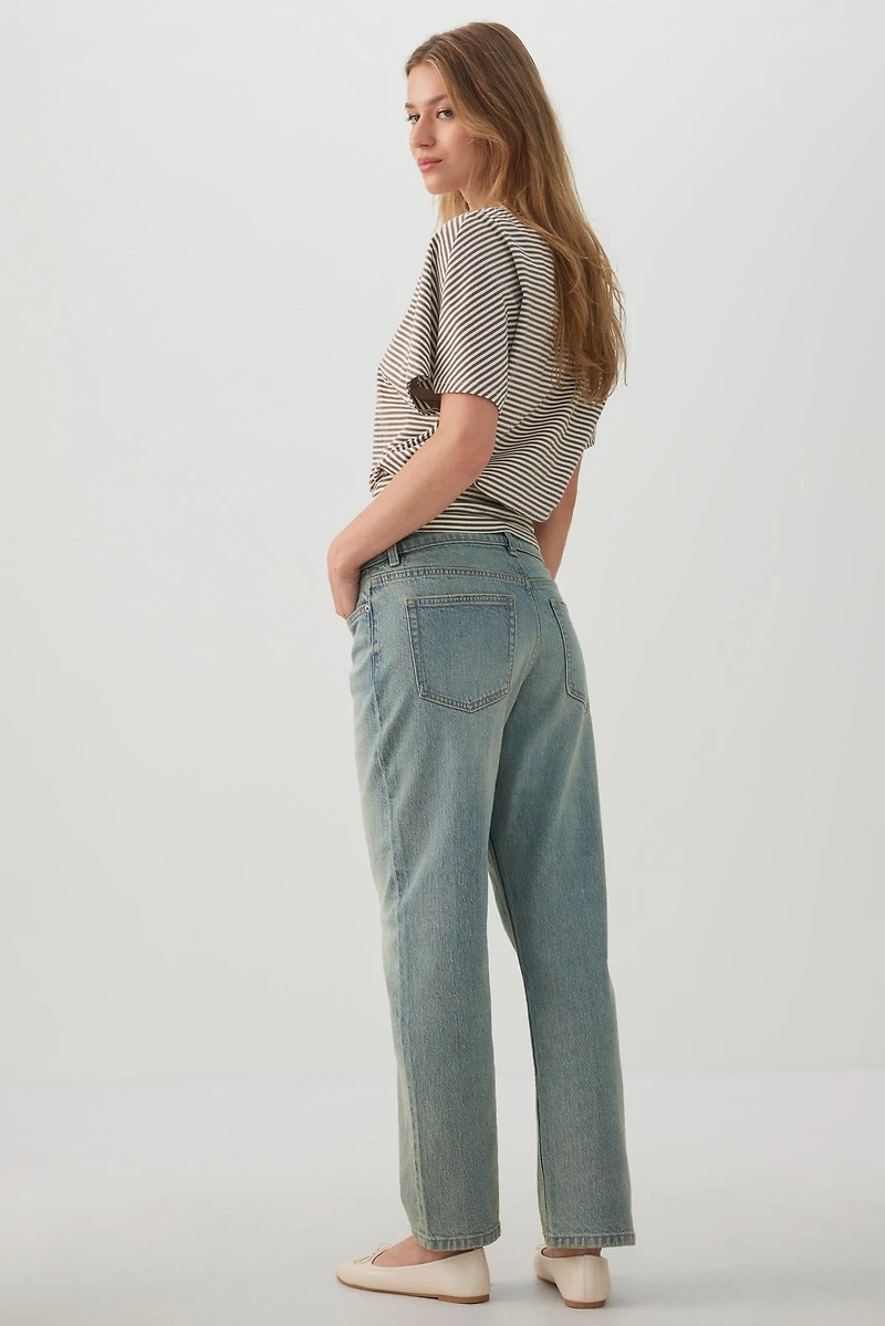 The Cropped Era Fit Ankle Straight Jean