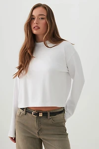Basicore™ Boxy Long Sleeve T-Shirt