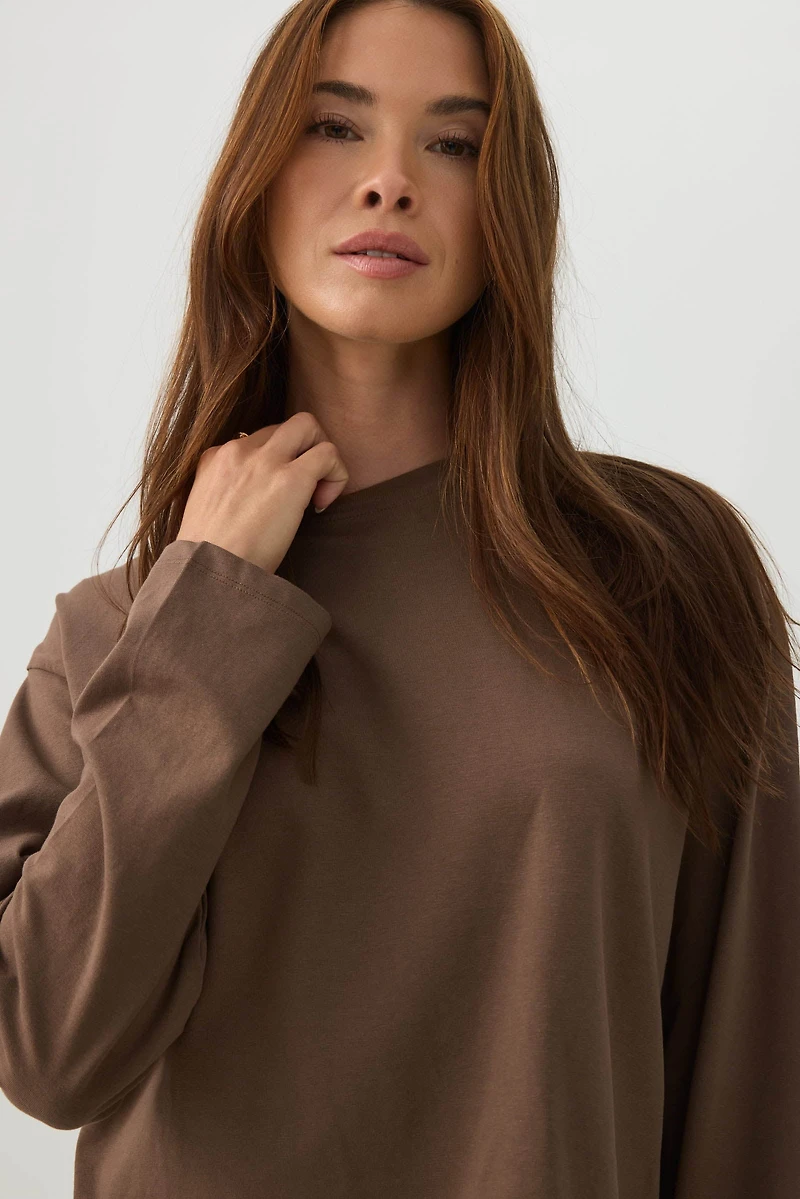 Basicore™ Boxy Long Sleeve T-Shirt