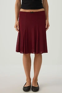 Mesh Midi Skirt