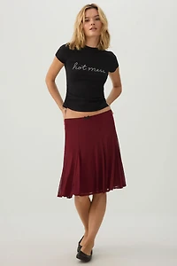 Mesh Midi Skirt