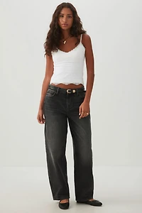 Lace Trim V-Neck Tank