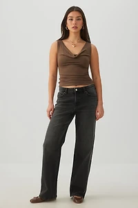 Camisole à col drapé