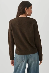 V-Neck Knit Sweater